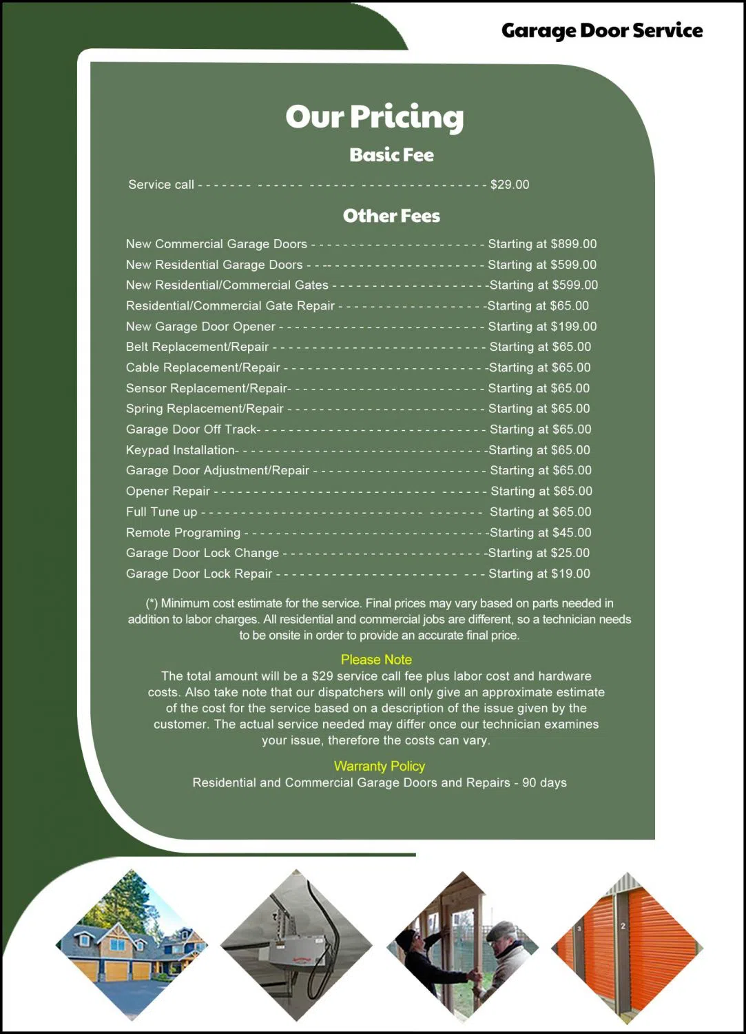 Metro Garage Doors Avocado Heights, CA 626-531-0376